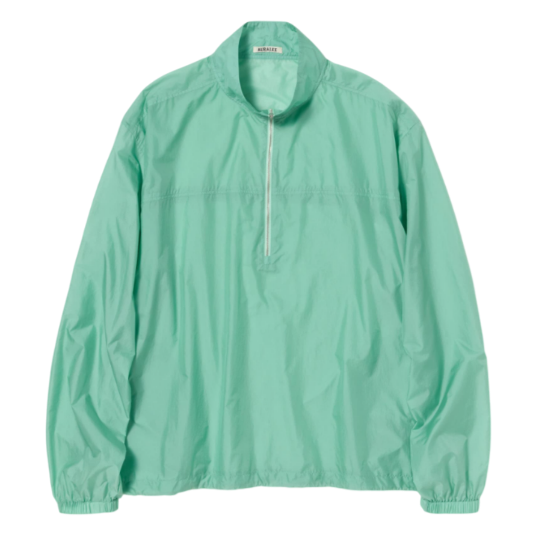오라리 집업 LIGHT SHEER NYLON HALF ZIP P/O 25SS - 메인 이미지