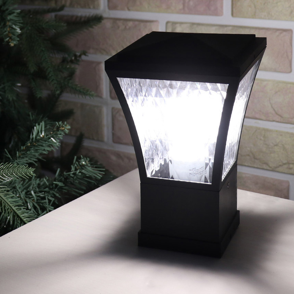 전기 사각 문주등 볼라드등 LED 가로등 카페 데크 조명 조명등 잔디등 기둥 60cm - 상세 이미지 5