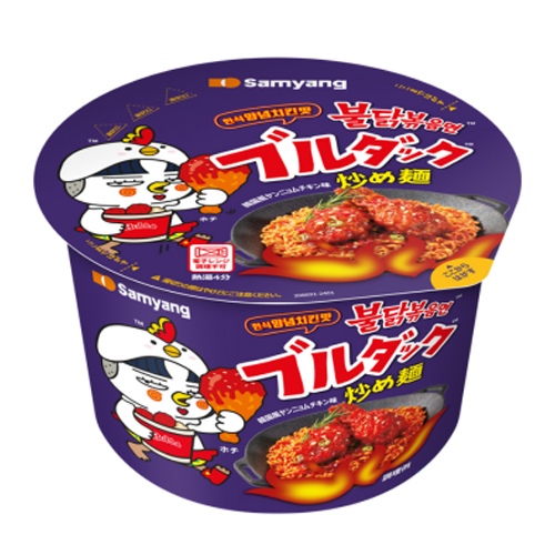일본 삼양 불닭볶음면 컵라면 양념치킨맛 빅컵 - 메인 이미지