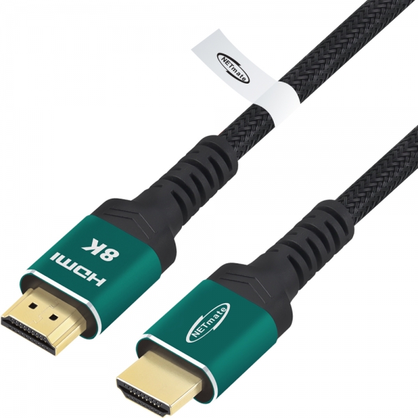 강원전자 넷메이트 HDMI 2.1 Green Metal 모니터 케이블 1m, 1개 - 상세 이미지 2