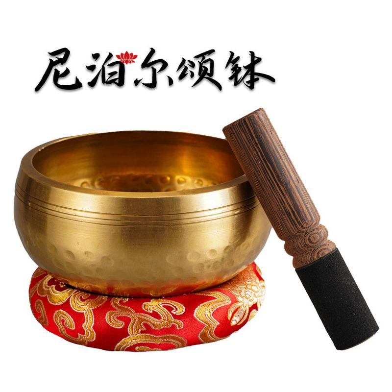 싱잉볼 휴식 차크라 불교 소리 그릇 명상종 요가 불면증 8cm_나무막대+와셔 - 상세 이미지 4