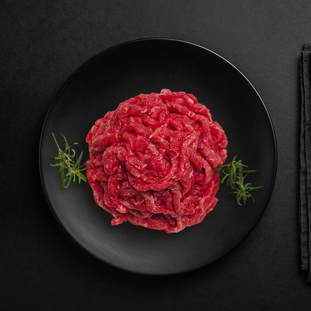 한우 육회 200g+200g 생고기 쇠고기 소고기 연말 펜션 밀키트 집들이 - 상품 이미지