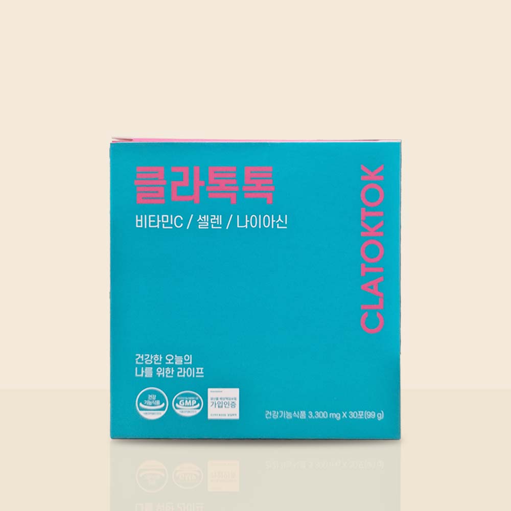 [바이오비스] 클라톡톡 3300mgx10포x3개입(99g)/햄프(다이어트,염증제거,뇌건강),글루타치온(미백,간기능개선),산화질소(심혈관개선),비타민C(면역) - 상세 이미지 4