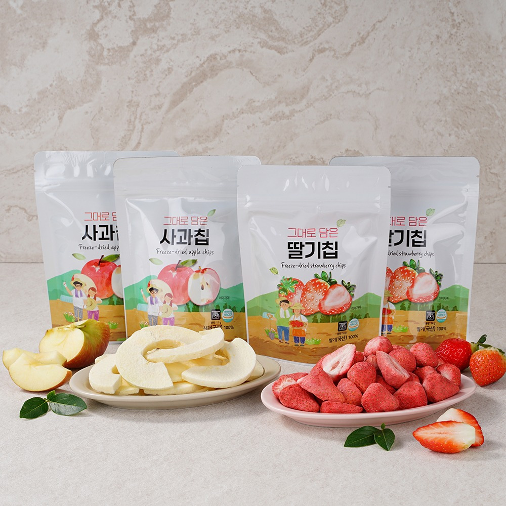 그대로담은 동결건조 딸기 17g x 4개 - 상세 이미지 5
