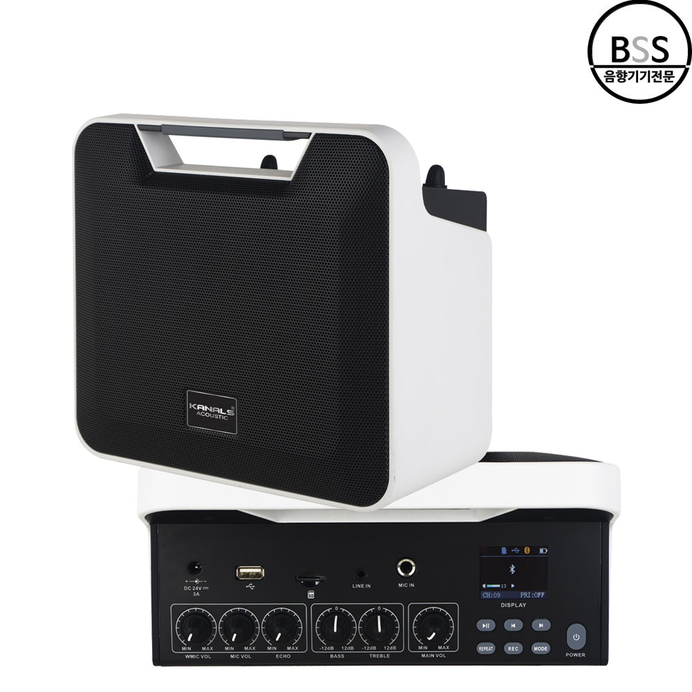 카날스 AL-007R 이동식앰프 1채널 블루투스 USB 행사 강의 미니스피커 KANALS - 상품 이미지