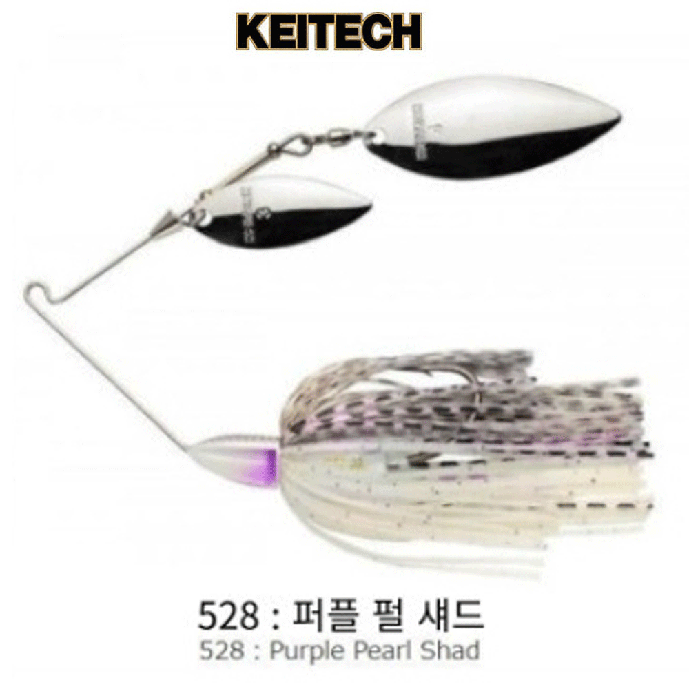 배스루어 케이텍 티본 스피너 와이어 베이트 배스 루어 하드베이트 더블윌로우 528, 10.6g - 상품 이미지