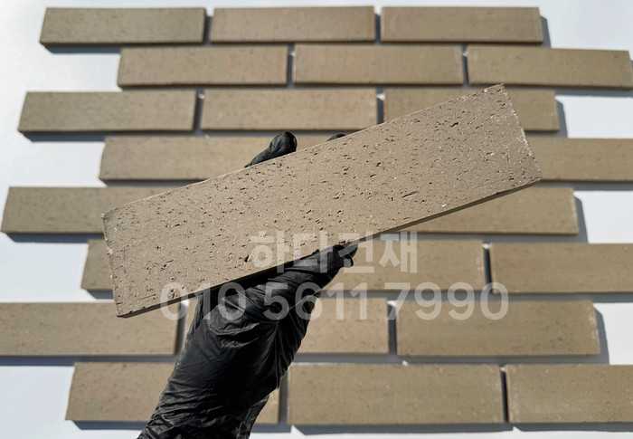 점토타일 전돌 SG베이지그레이 240x60x12T│파벽돌│하다건재