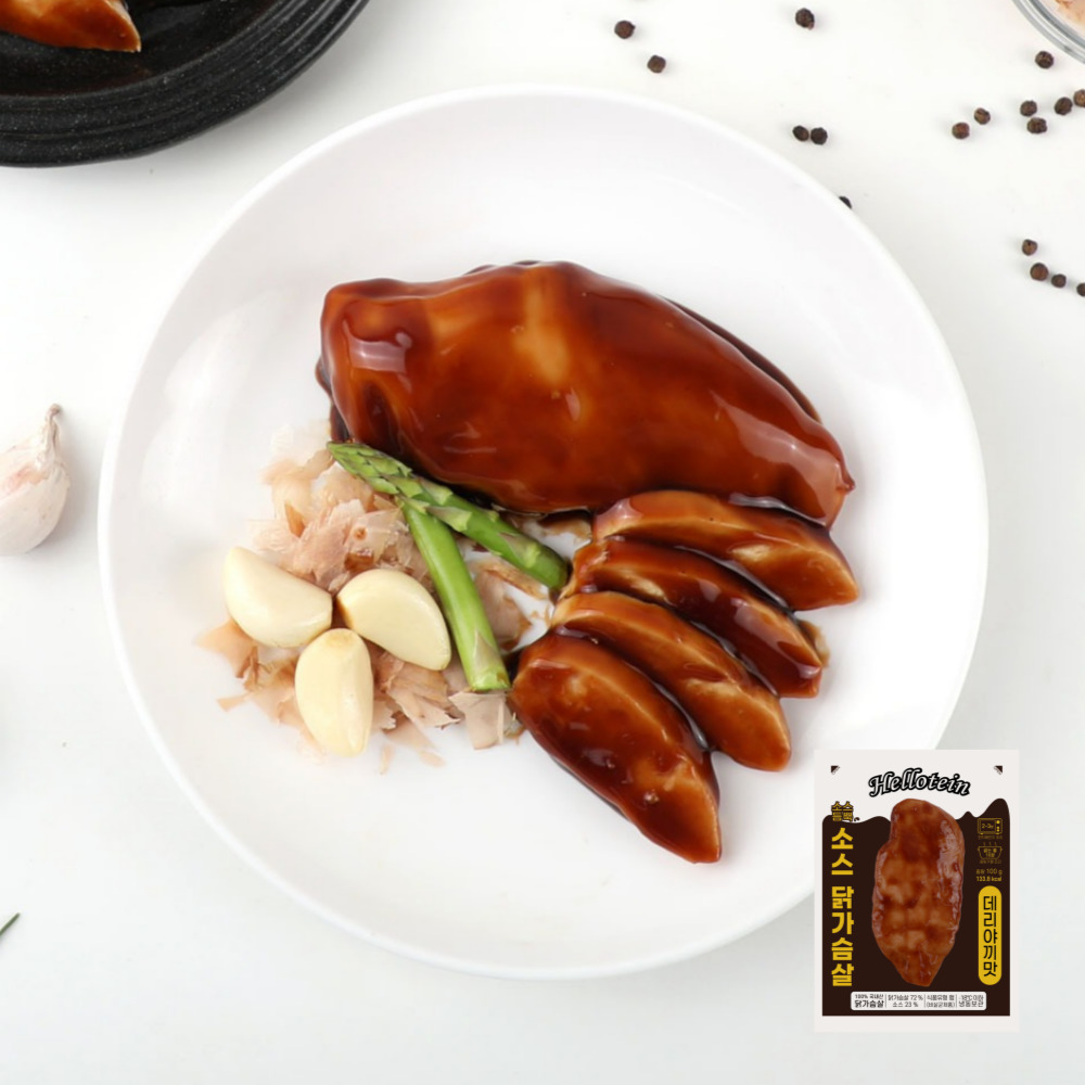 헬로틴 소스 듬뿍 닭가슴살 5종 100g, 30개 - 상세 이미지 3