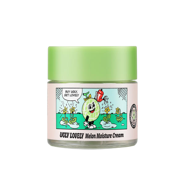 어글리러블리 멜론 수분 크림 비건 50ml : 라운엘