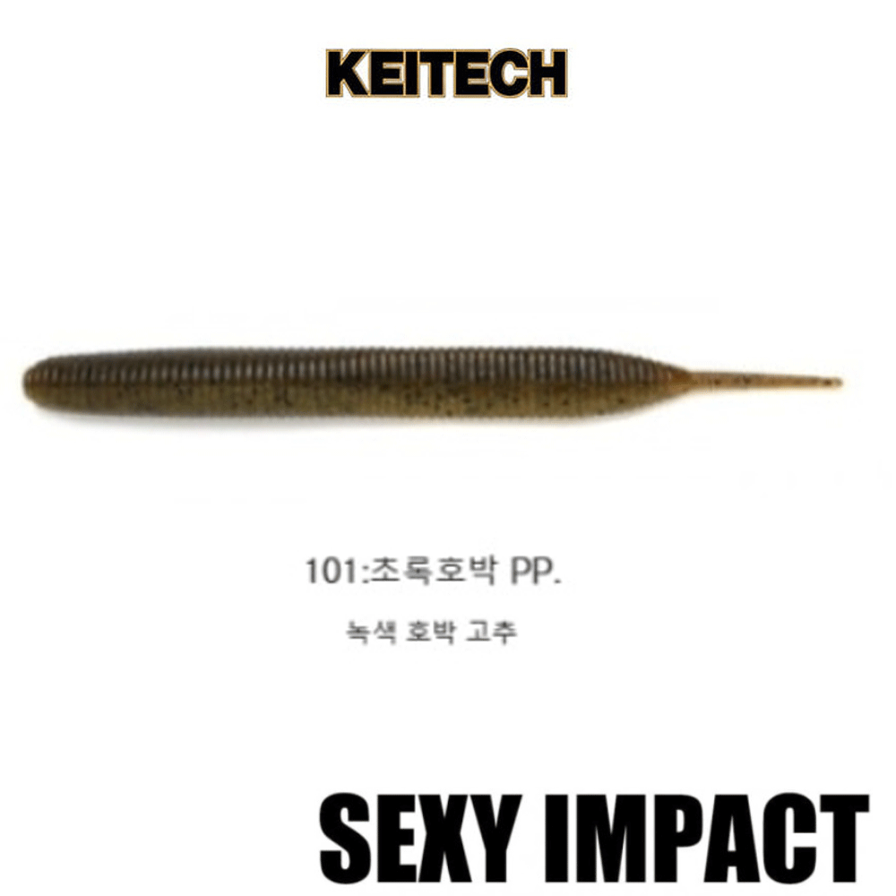 배스루어 배스루어 케이텍 섹시임펙트 배스 루어 쉐드 소프트베이트 웜 101, 9.6cm - 메인 이미지
