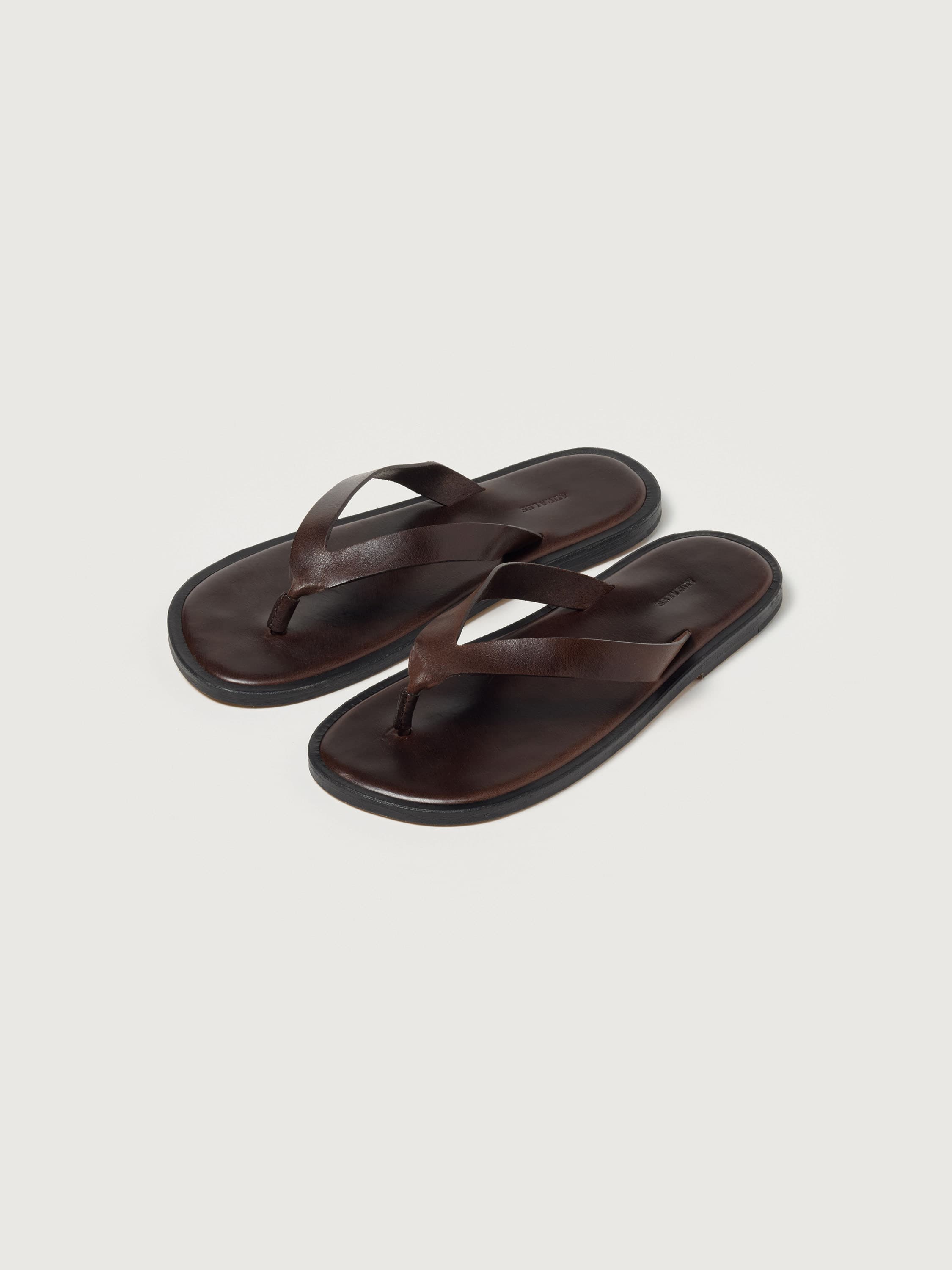 오라리 우먼즈 신발 LEATHER TONG SANDALS 25SS - 상세 이미지 2