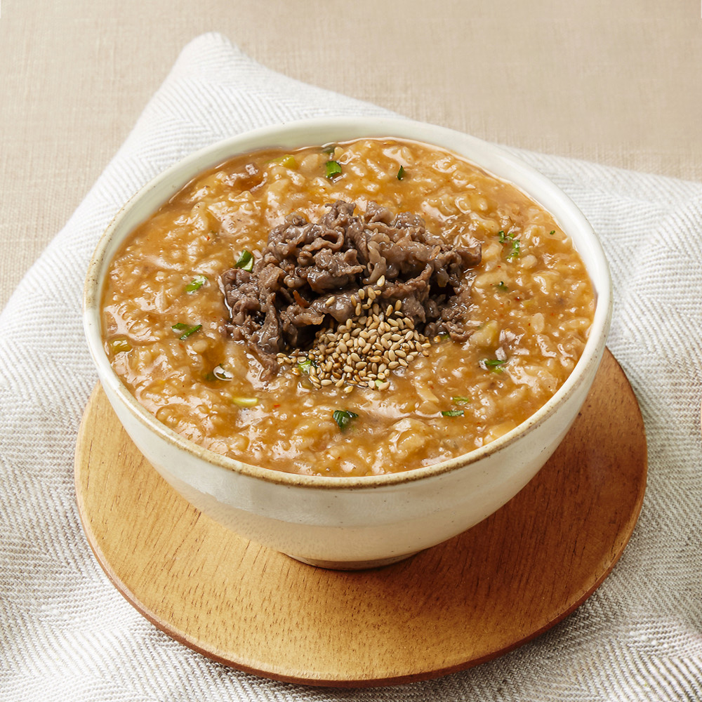 그곳에가면 HACCP 미다몰 차돌 된장죽 1kg(500g+500g) - 상품 이미지