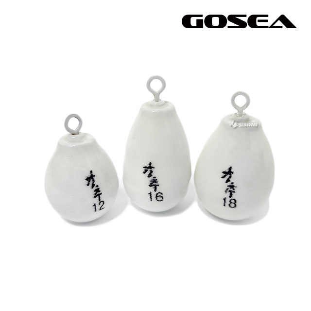 GOSEA 야광 물방울 봉돌 회전 고리 추 쭈꾸미 문어 다운샷 낚시 싱커 8호 - 상세 이미지 5