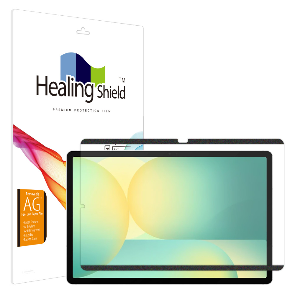 갤럭시탭S10 FE 플러스 탈부착 종이질감 필름