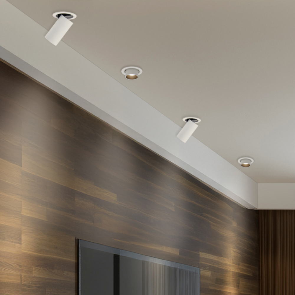 KS LED COB 실린더 5CM(2인치) 다운라이트 매립등 매입등 8W, 전구색 - 상품 이미지