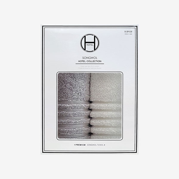 송월타올 호텔컬렉션 필라라인 190g 고급타월 2p세트 - 상품 이미지