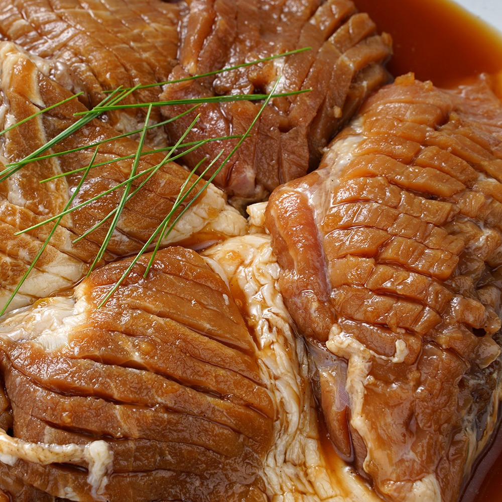 제주 흑돼지 칼집 양념구이 1kg+1kg - 상세 이미지 3