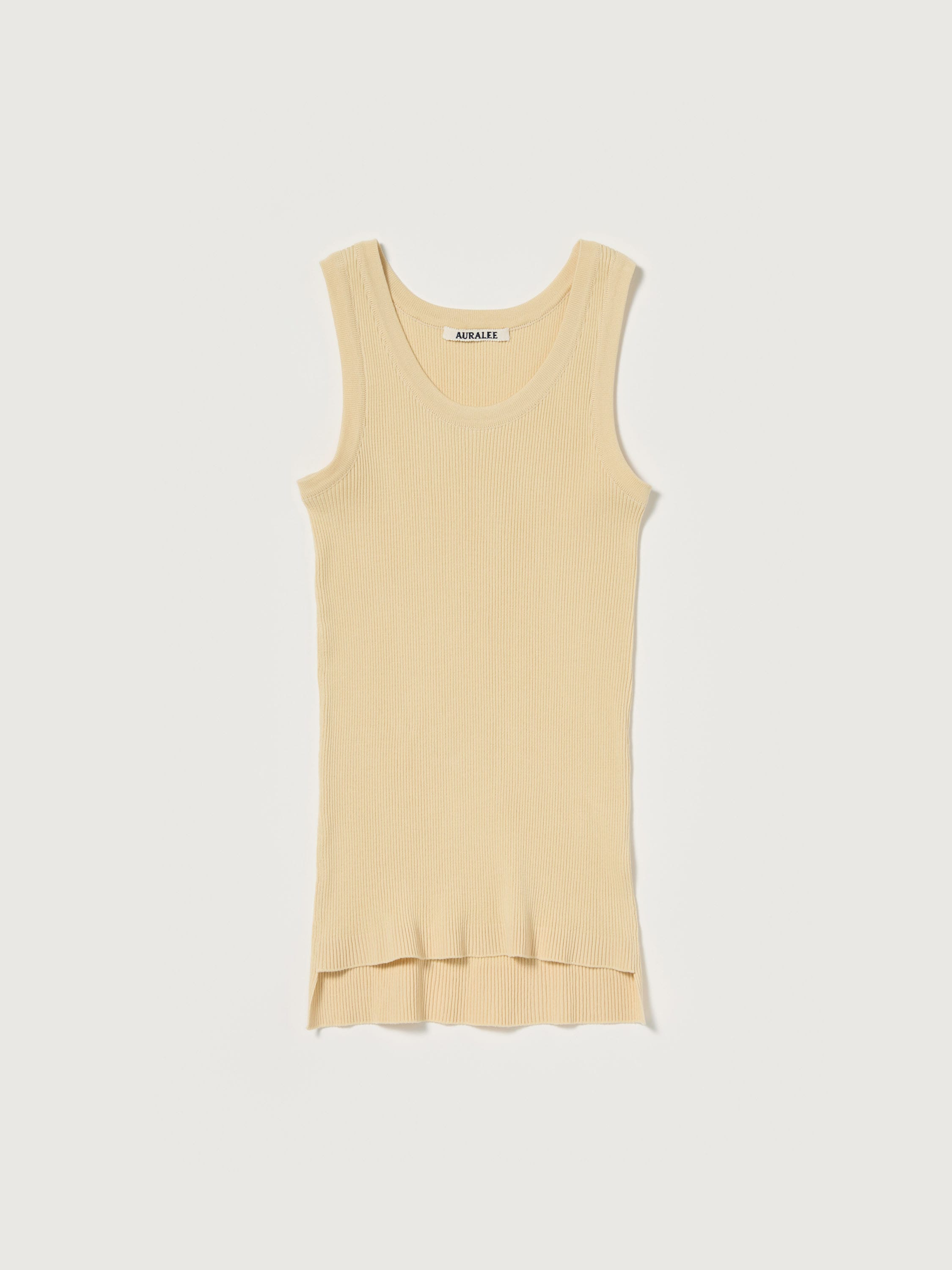 오라리 우먼즈 니트 GIZA HIGH GAUGE RIB KNIT TANK 25SS - 상세 이미지 3