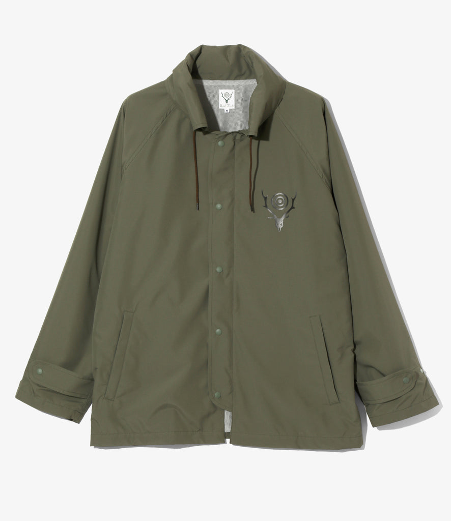 올리브 자켓 전면