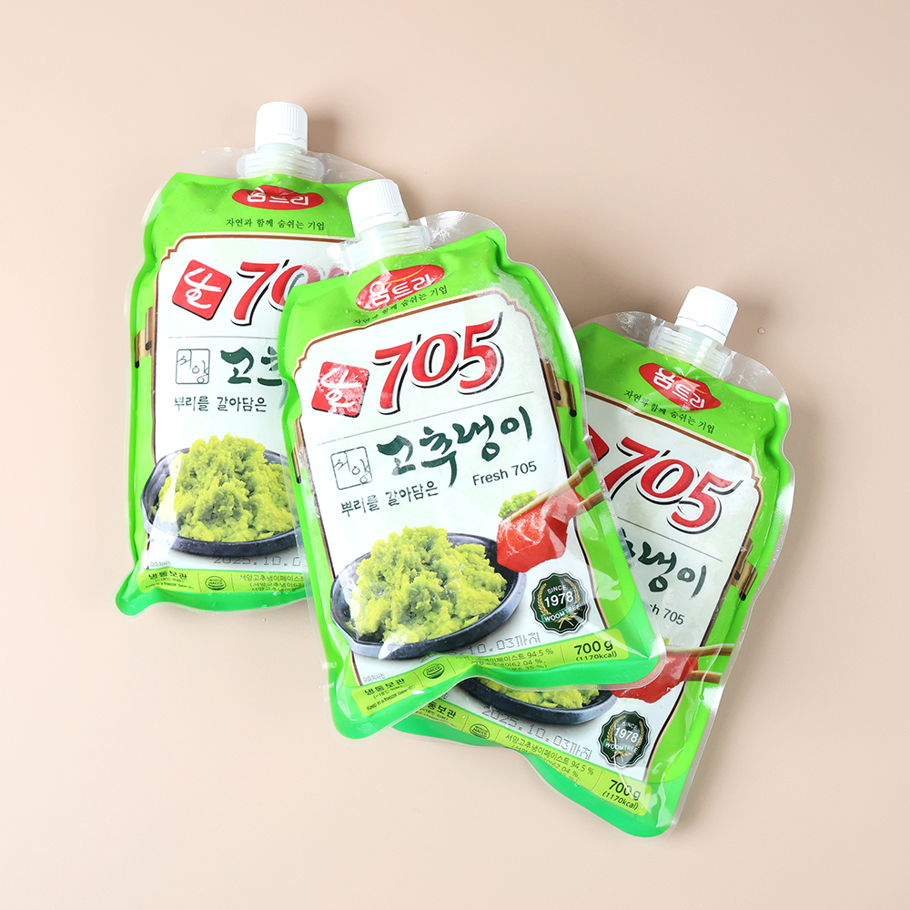 움트리 705 생와사비 고추냉이 와사비 냉동 700g, 1개
