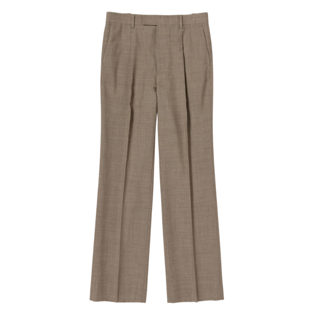 오라리 바지 TROPICAL WOOL KID MOHAIR ONE-TUCK SLACKS 25SS - 상품 이미지