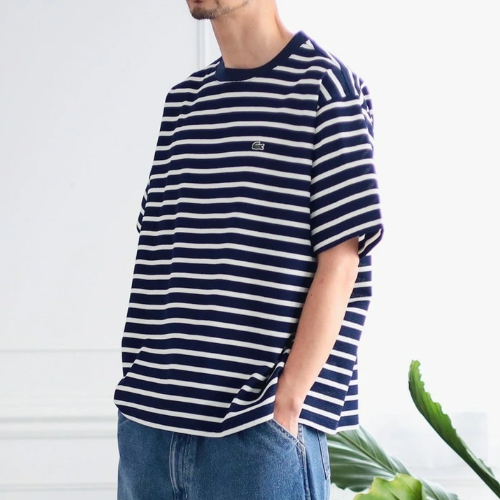 빔즈 B MING by BEAMSX 라코스테 LACOSTE 반팔 티셔츠 3컬러 - 상세 이미지 4