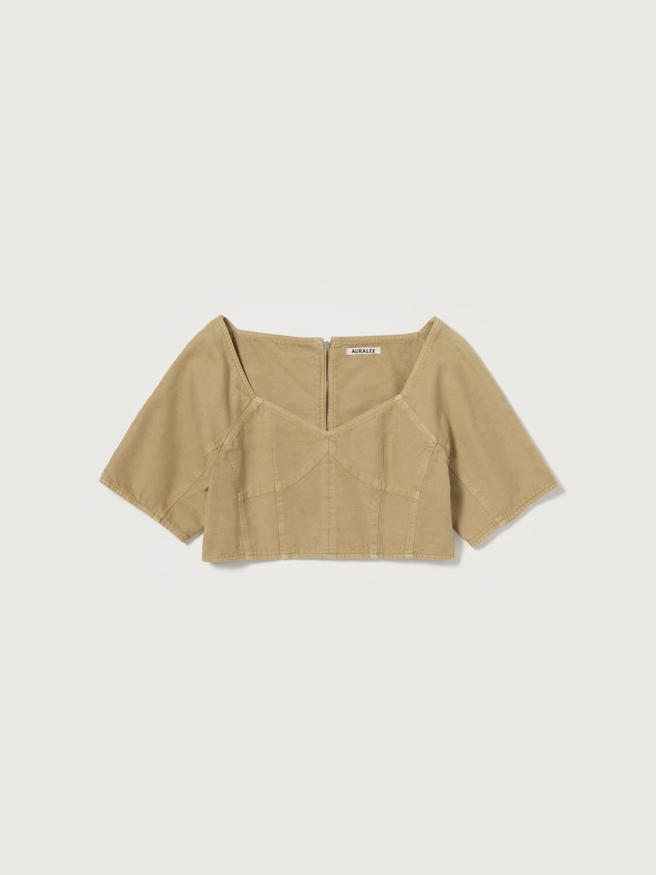 오라리 우먼즈 블라우스 PRODUCT DYED FINX GABARDINE P/O 25SS - 상세 이미지 2