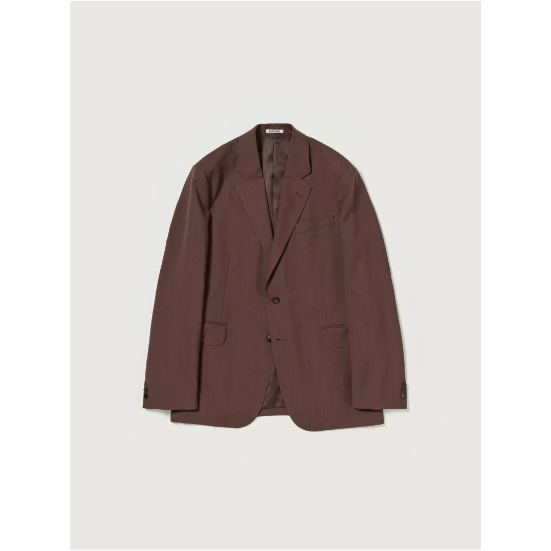 오라리 AURALEE 울 키드 모헤어 HOP SACK JACKET A25SJ01MH - 상세 이미지 3