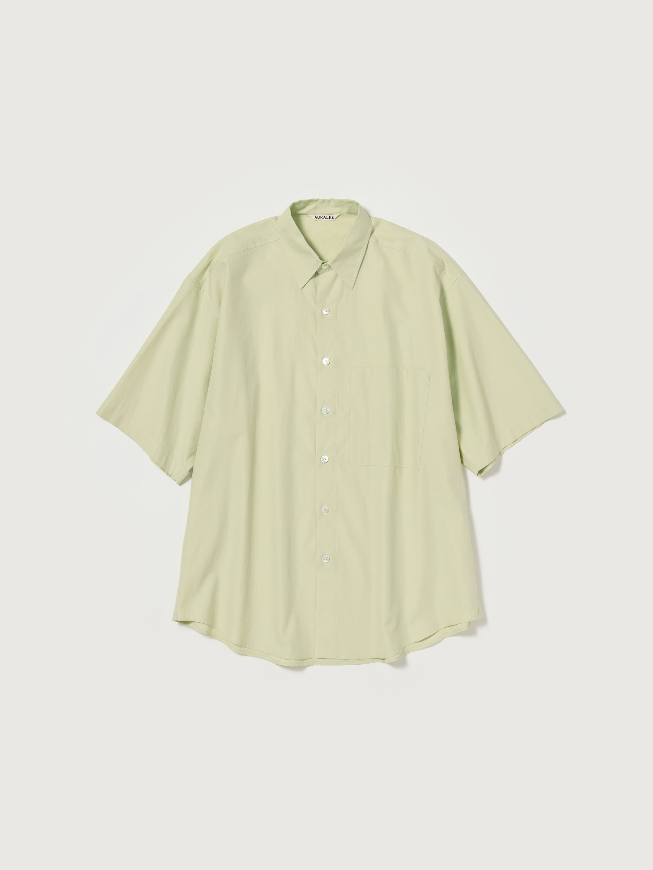 오라리 셔츠 WASHED FINX TWILL BIG HALF SLEEVED SHIRT 25SS - 상세 이미지 2