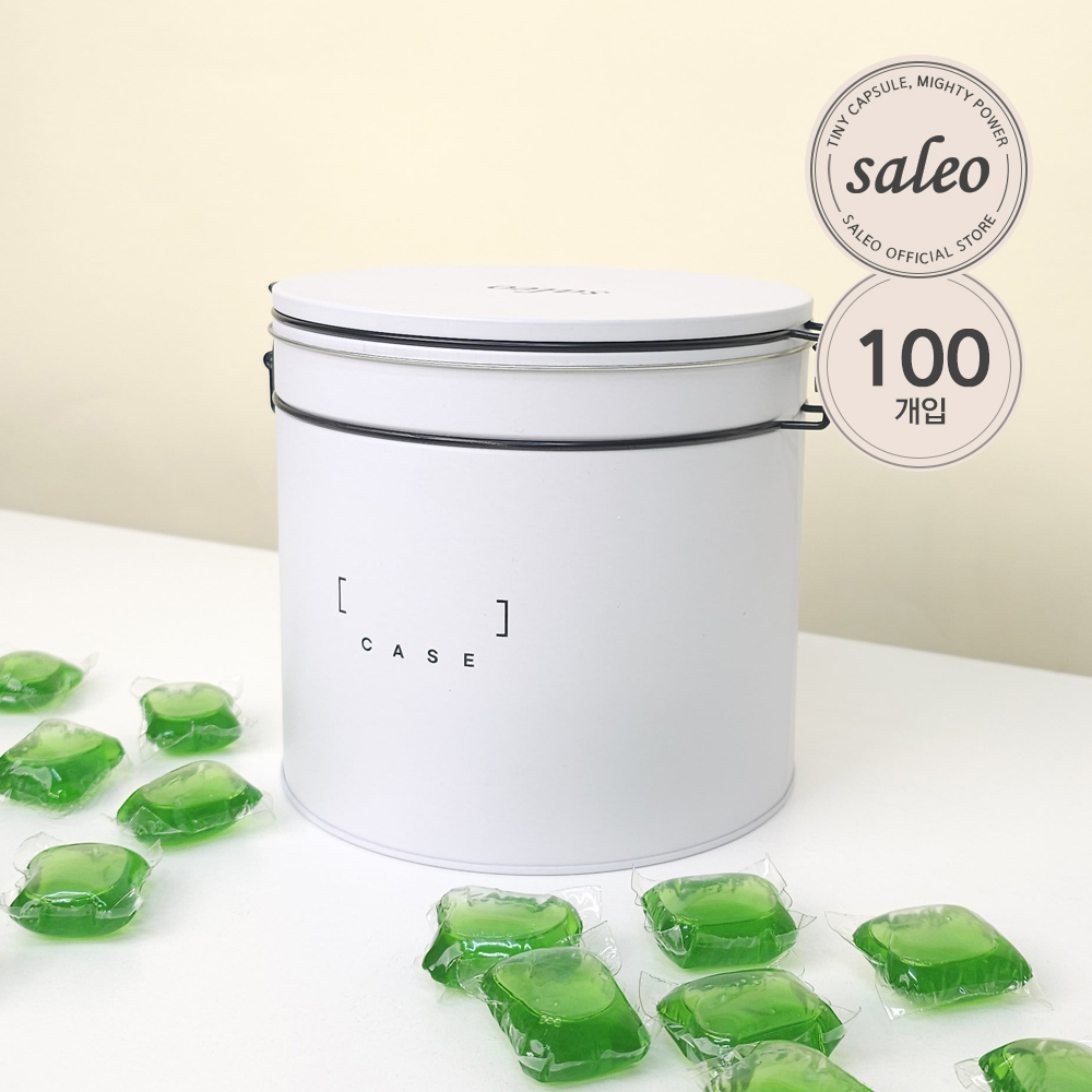살래오 중성 캡슐세제 8g 100개입 (틴케이스형)