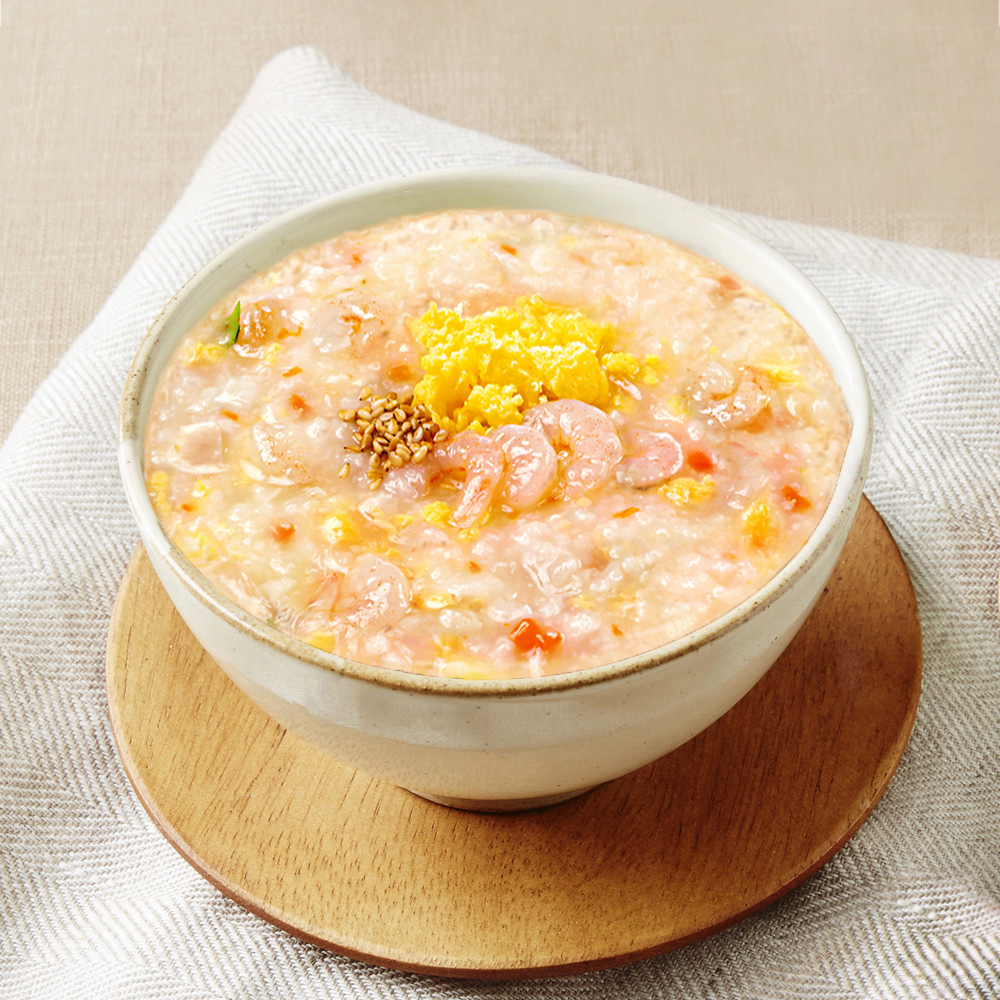 그곳에가면 HACCP 미다몰 새우 계란죽 1kg(500g+500g) - 상품 이미지