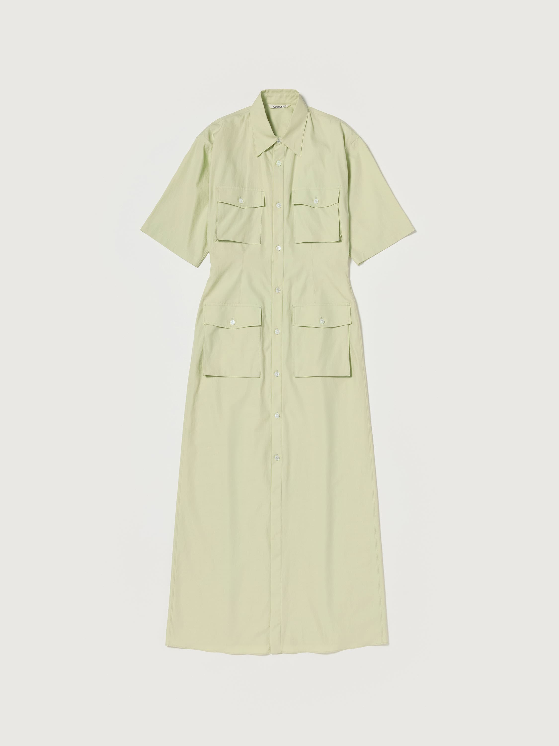 오라리 우먼즈 원피스 WASHED FINX TWILL SHIRT DRESS 25SS - 상세 이미지 3