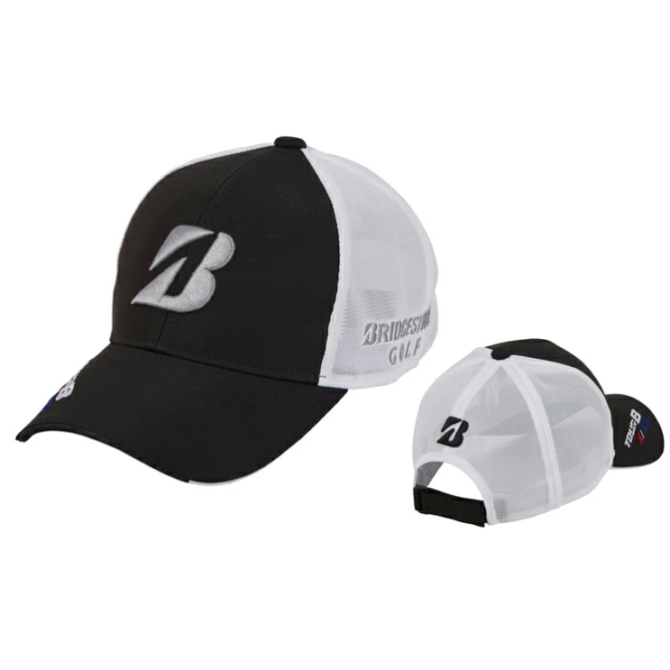브리지스톤 골프 BRIDGESTONE GOLF 모자 프로 메쉬 캡 CPS24A 블랙 - 상세 이미지 2