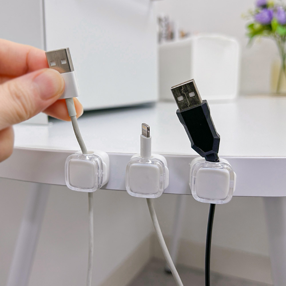 충전기 전선 핸드폰 줄정리 자석 선정리 마그네틱 홀더 6p