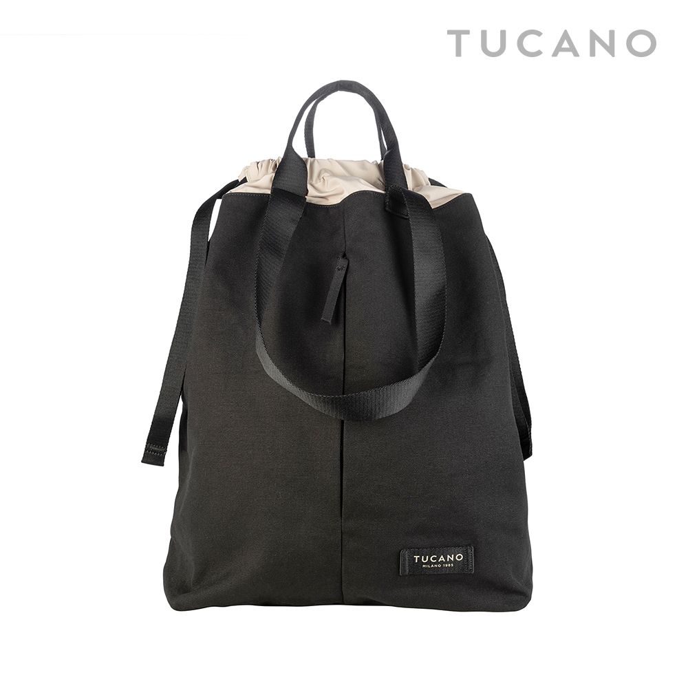 투카노 CARRY 캐리 버티컬 쇼퍼 숄더백 큰 캔버스백 여행용 운동용 보부상 가방