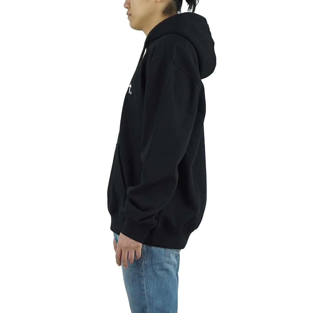 25FW 칼하트 윕 로고 기모 후드 티셔츠 블랙 I030547 0D2XX - 상세 이미지 3