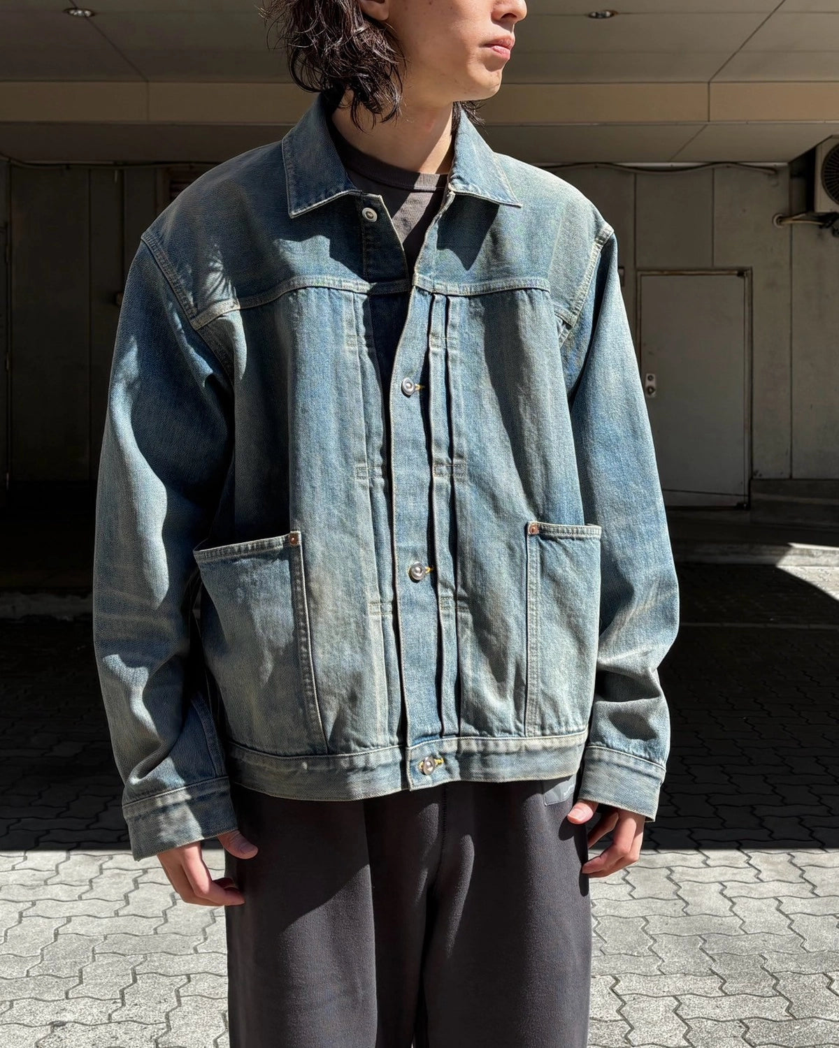 요코 사카모토 PLEATS BLOUSE 플리츠 블라우스 YS-25SS-10 25SS - 상세 이미지 3