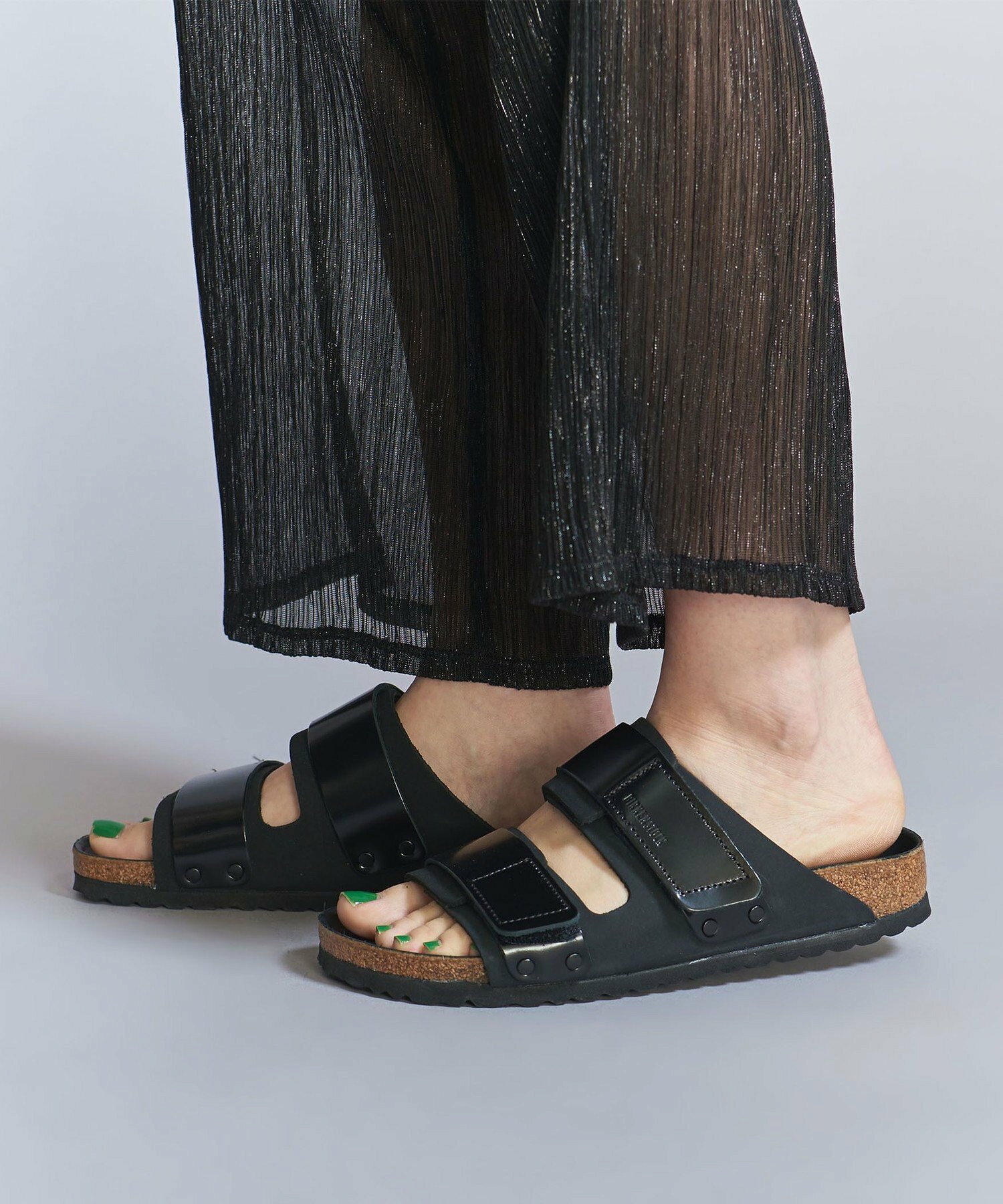 버켄스탁 BIRKENSTOCK Uji 우지 일본 한정판 샌들 슬리퍼 민트 블랙 2컬러 - 상세 이미지 2
