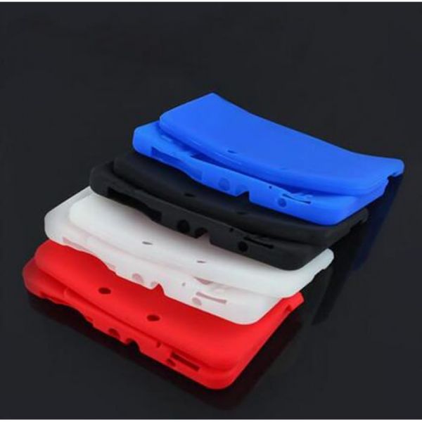 새로운 3DS XL LL 고무 전신 보호 피부용 소프트 실리콘 커버 케이스 파란색 Red : EnjoyableDay