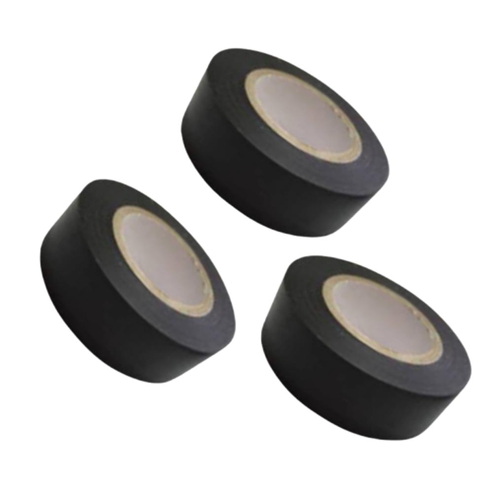 검정 PVC 테이프 블랙 전기테이프 19mm x 10m 3p