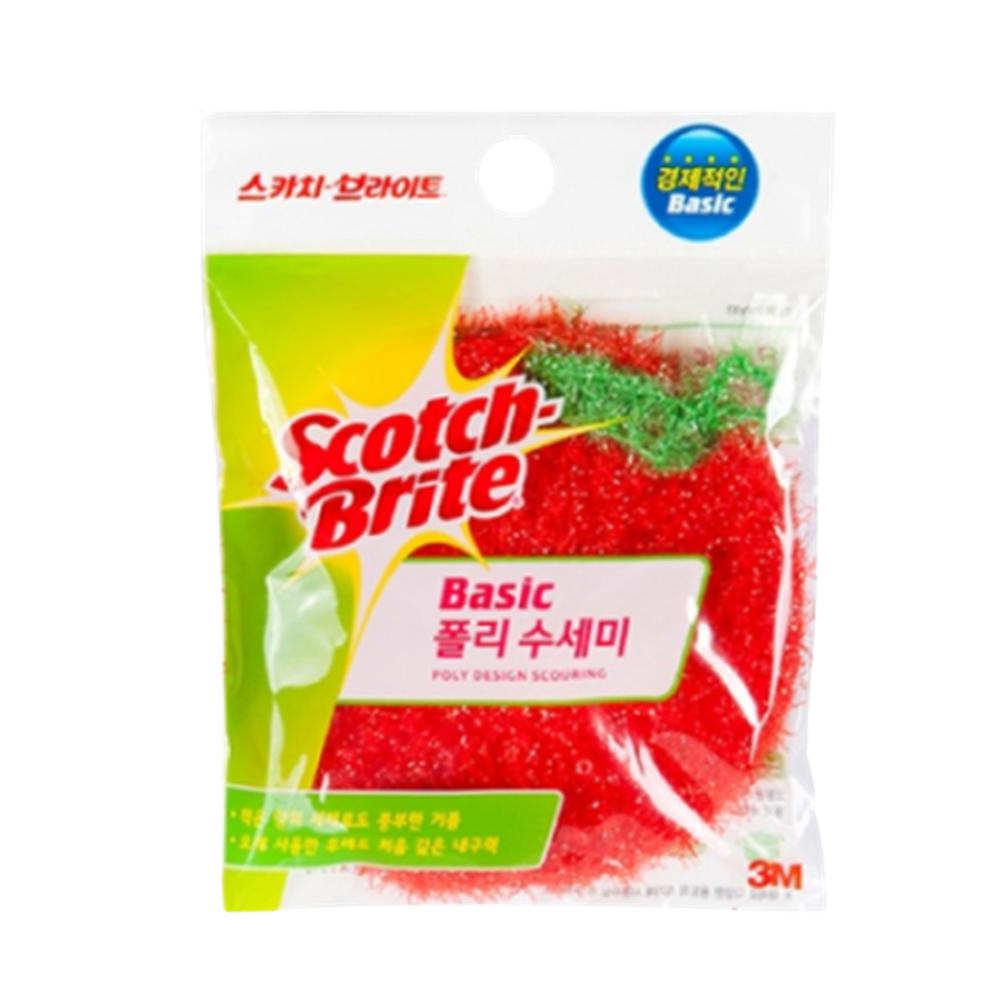 흠집방지 수세미 폴리에스터 원형 거품풍부