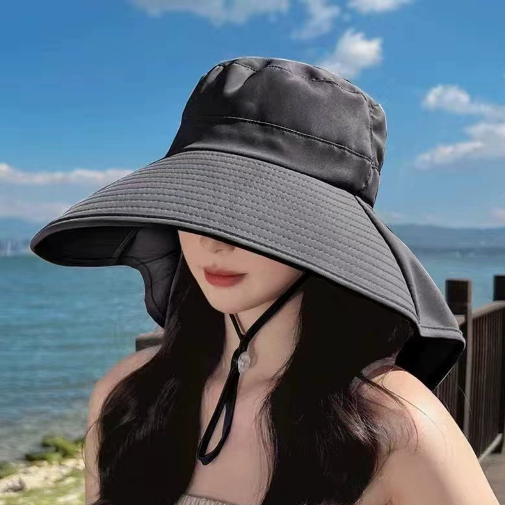 스티아즈 햇빛 자외선차단모자 챙넓은 썬캡 가리개 남성 썬바이저 농사 등산 여성 모자