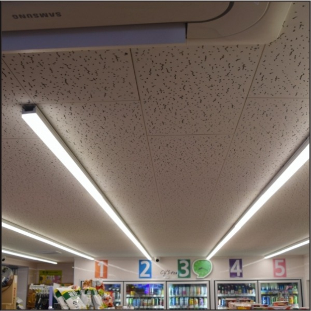 LED T7 TS33 직부등 라인조명 일자등 형광등 매장 사무실 조명 300mm 8W - 상품 이미지