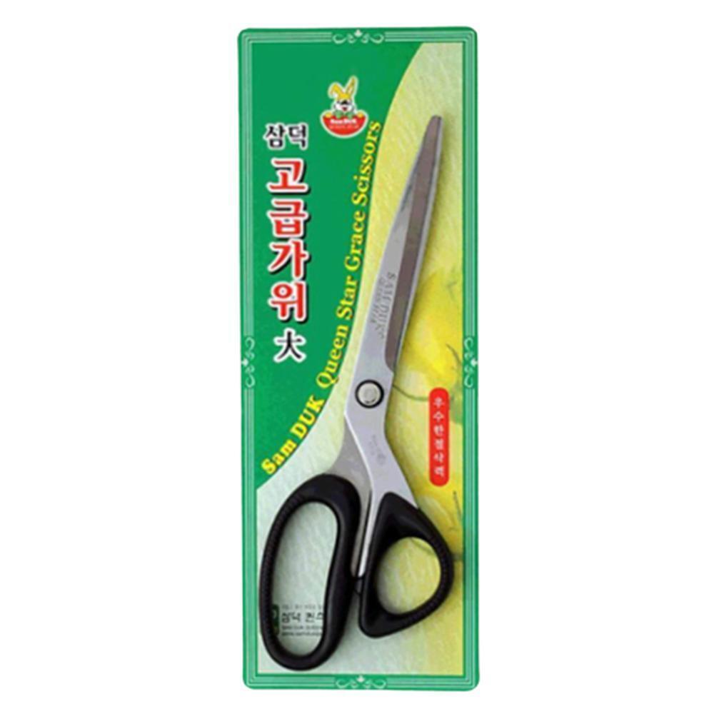 일반 사무용 문서 가위 종이 자르는 diy용 스텐 오른손 대칭가위 대형 길이 약 25cm