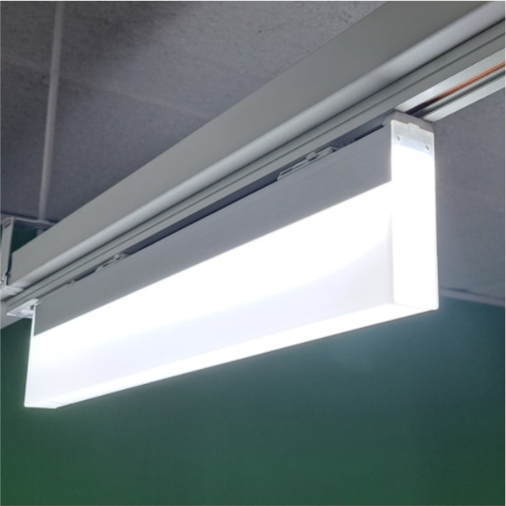 LED T7 레일조명 라인조명 매장 카페 레일등 일자등 형광등 루버 300mm 15W - 상품 이미지
