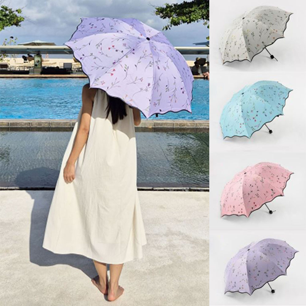 초경량 꽃무늬 양우산 예쁜 접이식 자외선차단 암막 양산