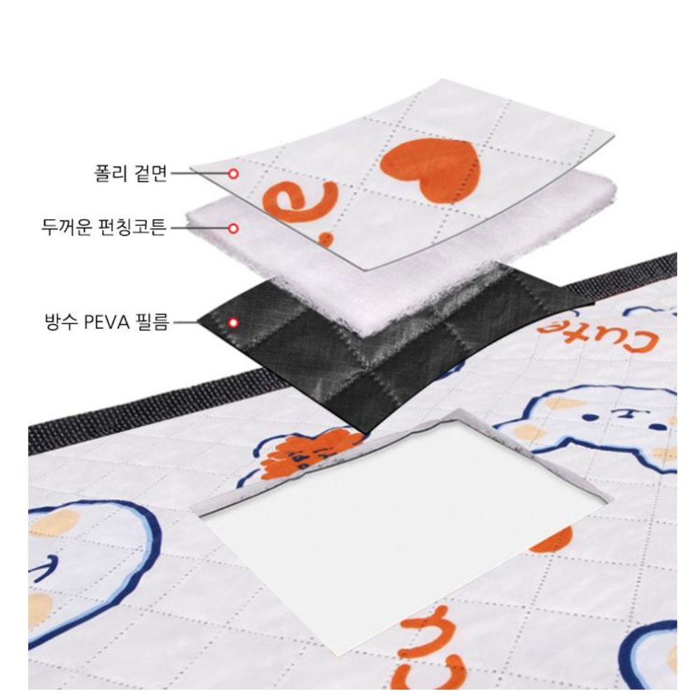 경량돗자리 대형 방수돗자리 감성패턴돗자리 - 상세 이미지 3