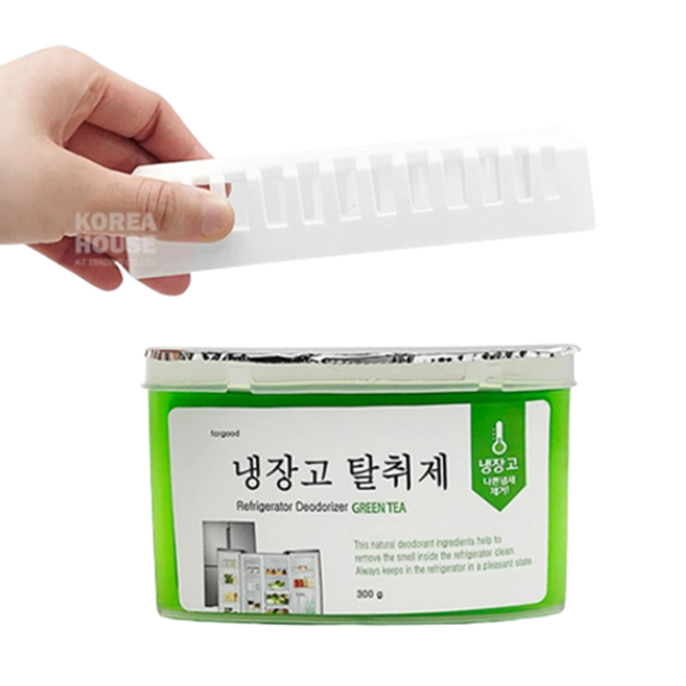 그린티 플레이버 냉장고 방향제 녹차향 악취 냄새제거제 놓는 냉장탈취제