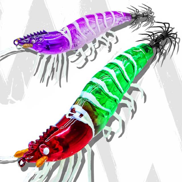 고씨낚시 치카라 에기 리얼 새우에기 갑오징어 한치 쉬림프 6cm 레드헤드 - 상세 이미지 2