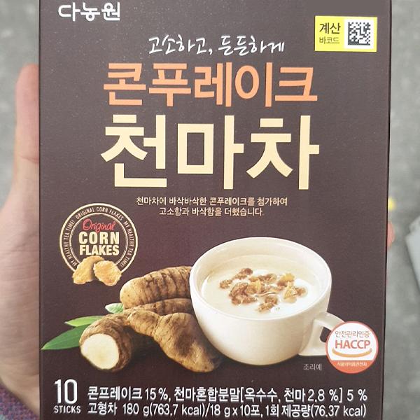 다농원 콘푸레이크 천마차 18g x 10포 : koollookstore
